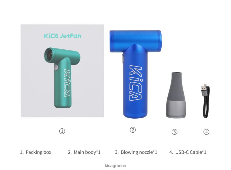 ανεμιστήρας τζετ kc1 μπλε εργαλεία KiCA F8F8N4